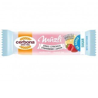 Cerbona müzliszelet epres citromos 20g