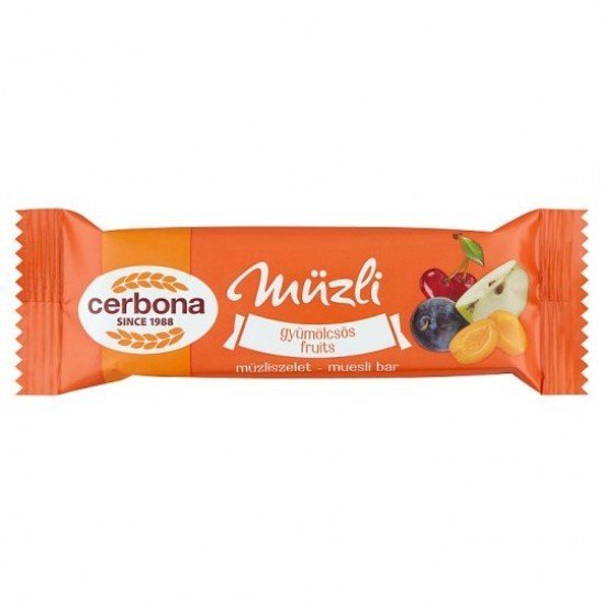 Cerbona müzliszelet gyümölcsös 20g Cerbona müzliszelet gyümölcsös 20g