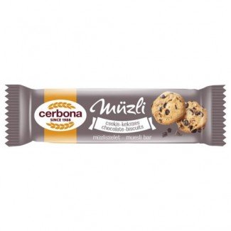 Cerbona müzliszelet keksz csokoládés 20g