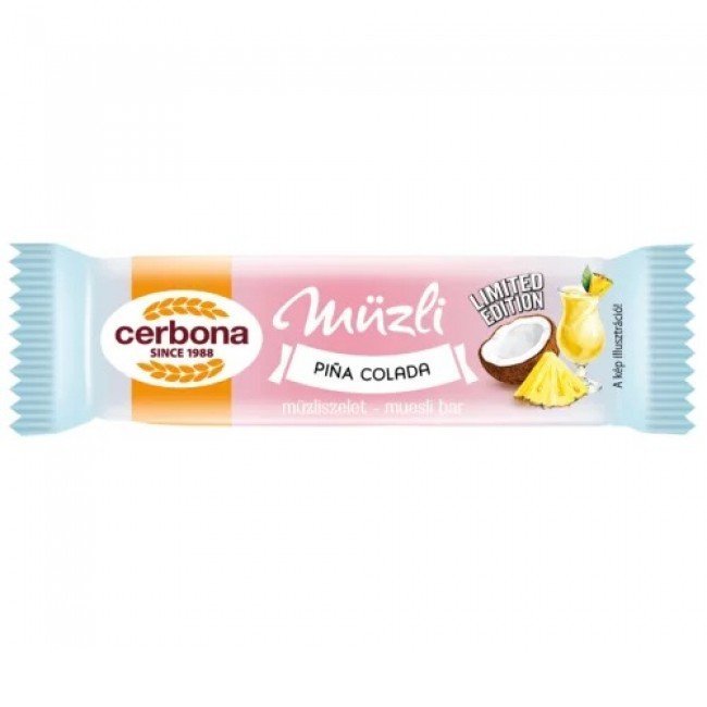 Cerbona müzliszelet pina colada 20g