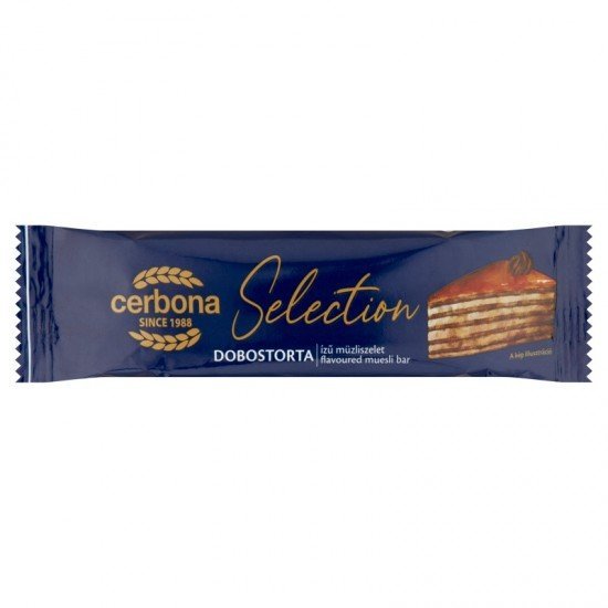 Cerbona selection müzliszelet dobostorta 22g