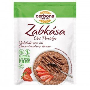 Cerbona zabkása csokoládé-eper 50g