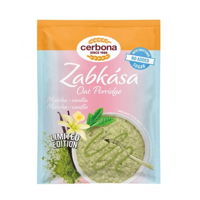 Cerbona zabkása matcha vanília 50g