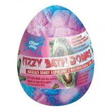 Chlapu Chlap Dinoszaurusz fürdőbomba meglepetés figurával - vattacukorka illatú 140g