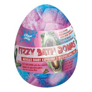 Chlapu Chlap Dinoszaurusz fürdőbomba meglepetés figurával - vattacukorka illatú 140g Chlapu Chlap Dinoszaurusz fürdőbomba meglepetés figurával - vattacukorka illatú 140g