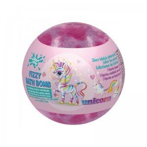 Chlapu Chlap Unikornis fürdőbomba meglepetés figurával - vattacukor illatú 140g Chlapu Chlap Unikornis fürdőbomba meglepetés figurával - vattacukor illatú 140g