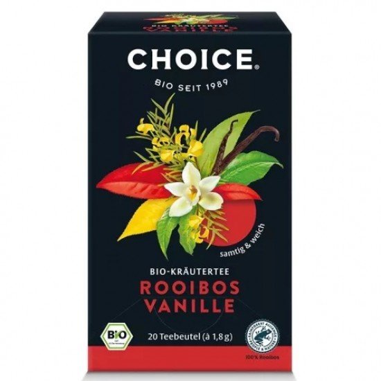 Choice bio rooibos tea vanília 36g Choice bio rooibos tea vanília 36g