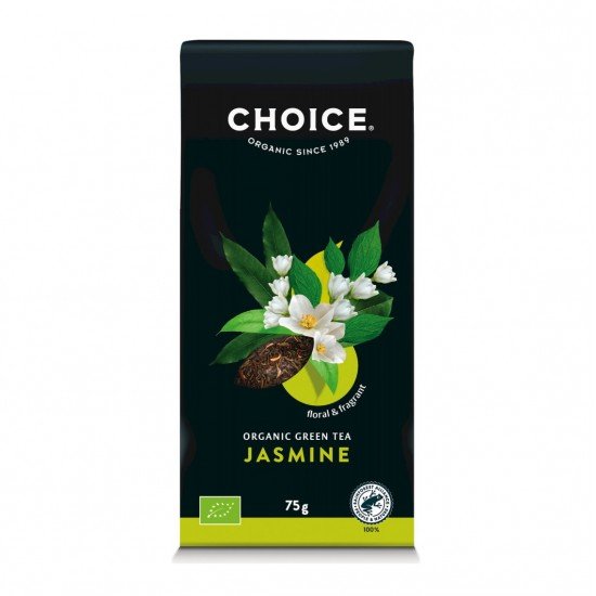 Choice bio zöld tea jázmin szálas 75g Choice bio zöld tea jázmin szálas 75g