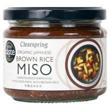 Clearspring bio miso barnarizsből üveges 300g