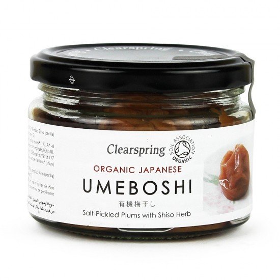 Clearspring umeboshi bio sós japán szilva 200g