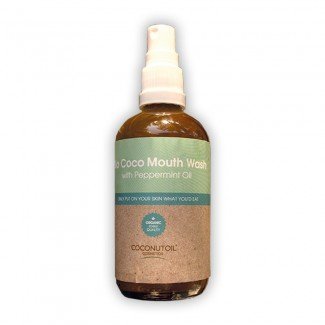 Coconutoil cosmetics bio coco szájvíz borsmentával 100ml