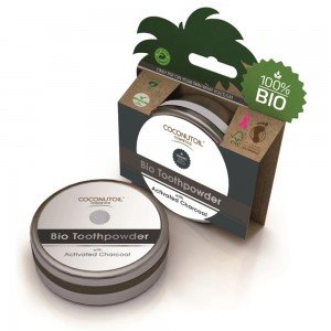 Coconutoil cosmetics bio fogpor aktív szénnel 50ml