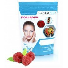 Collango collagen por málnás ízű 330g