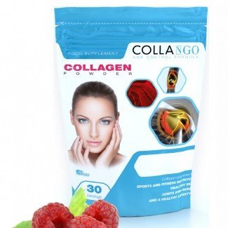 Collango collagen por málnás ízű 330g