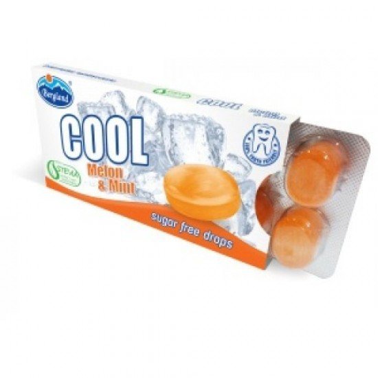 Cool melon&mint sárgadinnye-mentol ízű cukormentes cukorka 16g