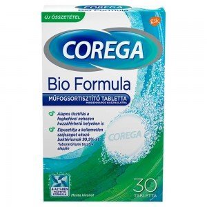 Corega Tabs bio formula müfogsortisztító tabletta 30db