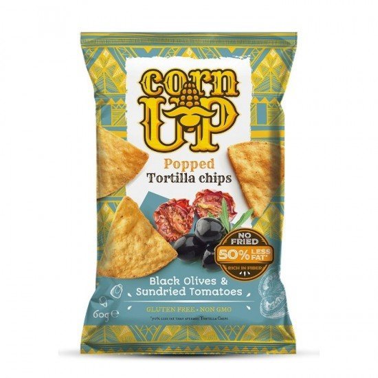 Corn up tortilla chips olivabogyó ízű 60g