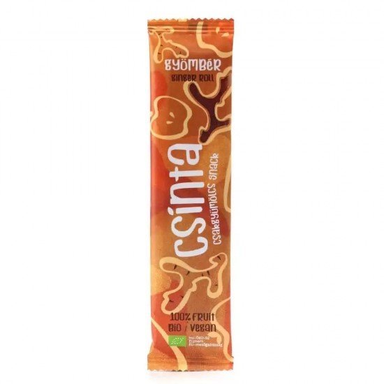 Csinta bio gyümölcstekercs gyömbéres 12g