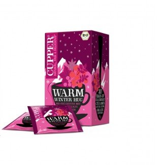Cupper bio Warm Winter Hug - Forró ölelés tea 20filter