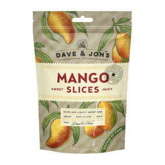 Dave & Jon's szárított mangó szeletek - 100 g