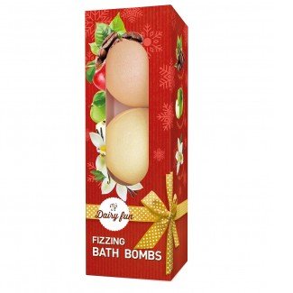 Delia Cosmetics fürdőbombák – karamellás alma, kávé, vanília illatban 3x100g