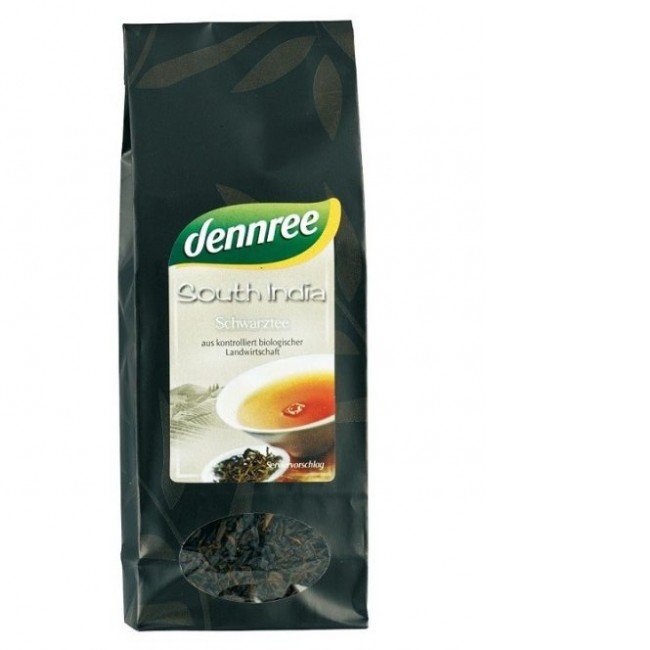 Dennree bio south india szálas fekete tea 100g 