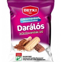 Detki cukormentes darálós vaníliás és kakaós omlós keksz 180g