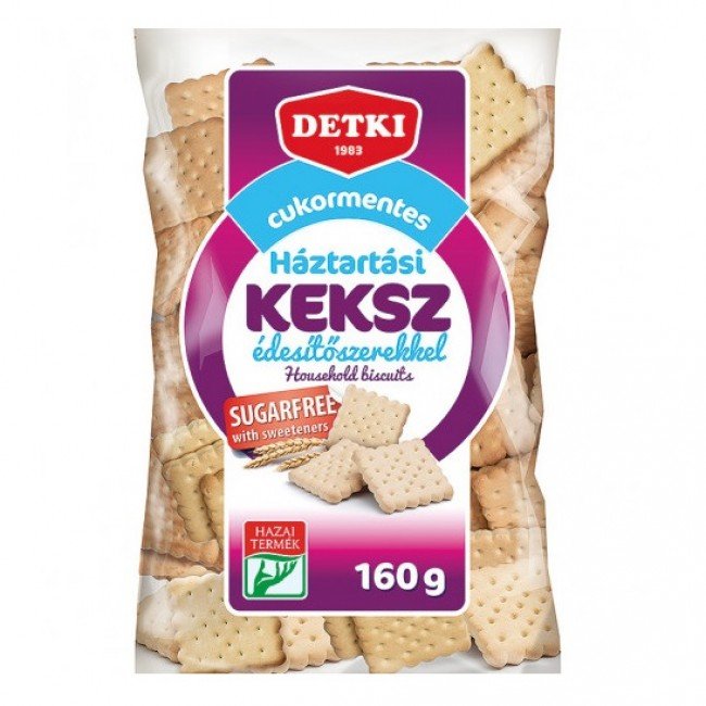 Detki cukormentes háztartási keksz 160g Detki cukormentes háztartási keksz 160g