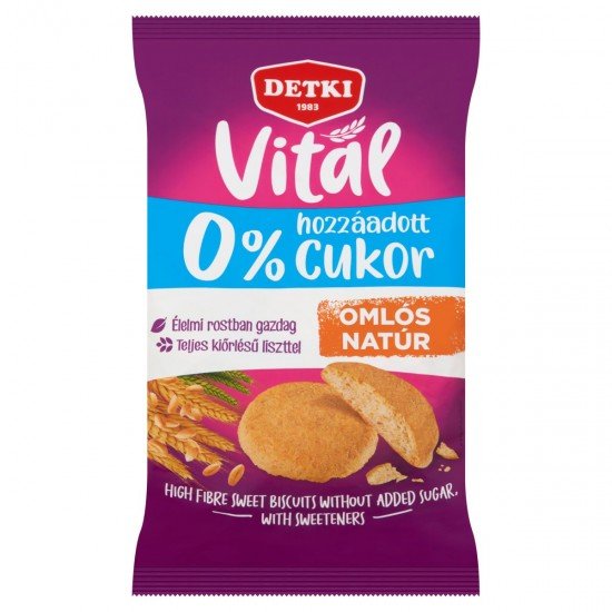 Detki cukormentes omlós keksz édes 180g