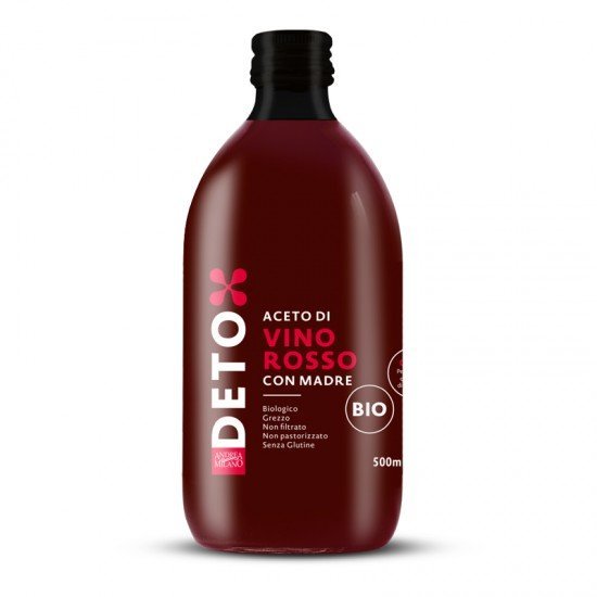 Deto bio szűretlen vörösborecet 500ml