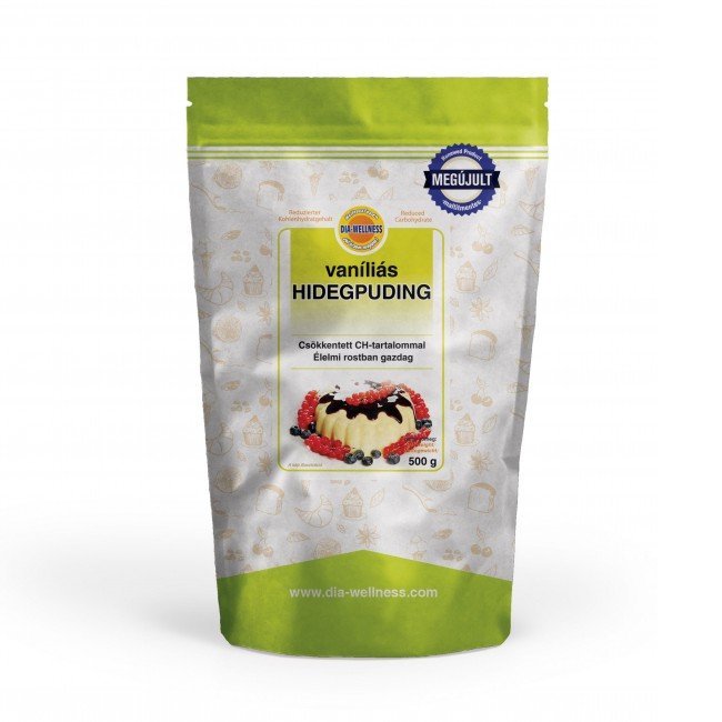 Dia-wellness hidegpudingpor vaníliás maltit mentes 500g