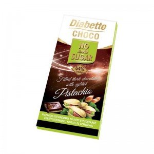 Diabette nas étcsoki pisztáciás 80g Diabette nas étcsoki pisztáciás 80g