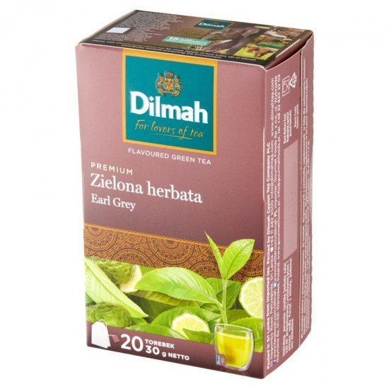 Dilmah zöld tea earl grey 20filter