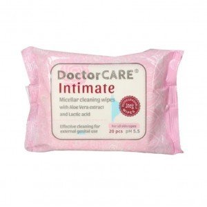 Doctor care nedves intim törlőkendő lebomló 20db