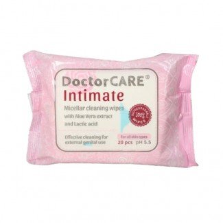 Doctor care nedves intim törlőkendő lebomló 20db