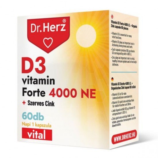 Dr.Herz d3-vitamin 4000ne kapszula 60db