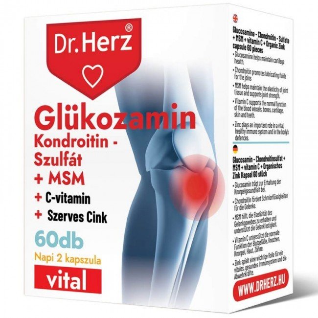 Dr.herz glükozamin kapszula 60db Dr.herz glükozamin kapszula 60db