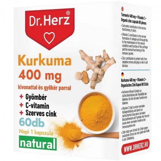 Dr.herz kurkuma kapszula 60db