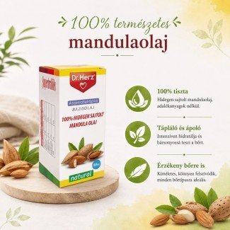 Dr.herz mandulaolaj 100% hidegen sajtolt 50ml