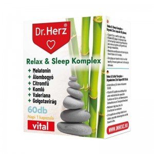 Dr.herz relax&sleep kapszula 60db Dr.herz relax&sleep kapszula 60db