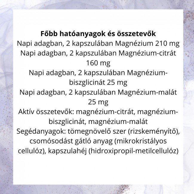 Dr.Herz szerves magnézium kapszula 60db Dr.Herz szerves magnézium kapszula 60db