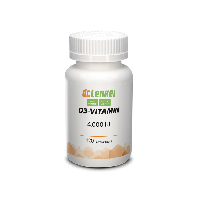 Dr.Lenkei D-vitamin 4000 NE lágykapszula 120db