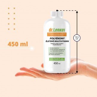 Dr.Lenkei Folyékony Multivitamin Narancs íz 450ml