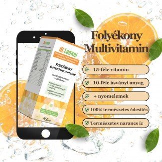 Dr.Lenkei Folyékony Multivitamin Narancs íz 450ml