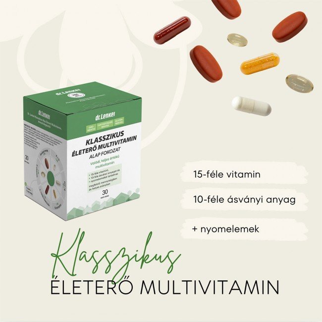 Dr.Lenkei Klasszikus Alap Életerő Multivitamin 30adag