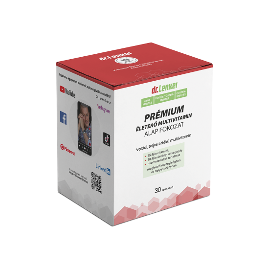 Dr.Lenkei Prémium Alap Életerő Multivitamin lágykapszula 30adag Dr.Lenkei Prémium Alap Életerő Multivitamin lágykapszula 30adag