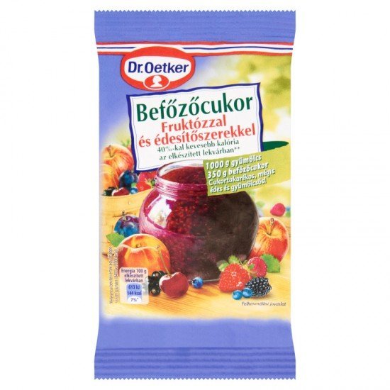 Dr.Oetker befőzőcukor fruktózzal 350g