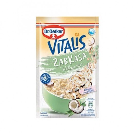 Dr.Oetker vitális zabkása kókusz 56g