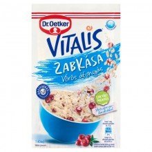 Dr.Oetker vitalis zabkása vörös áfonyás 50g