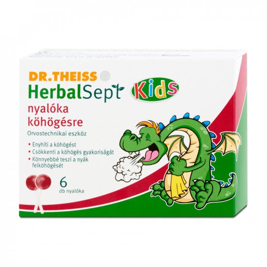 Dr.theiss herbalsept kids nyalóka köhögésre 6db